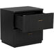 Etienne 24 X 24 inch Black Night Stand
